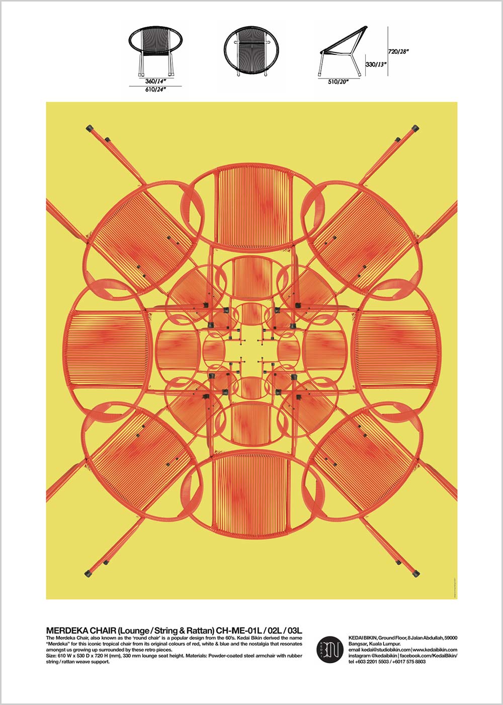 THE MERDEKA CHAIR POSTER